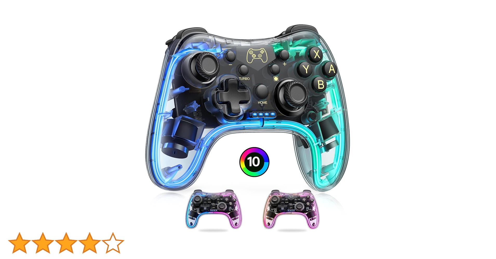 Amazon.co.jp: Elekasumi Switch コントローラー 光る【Switch1/2代